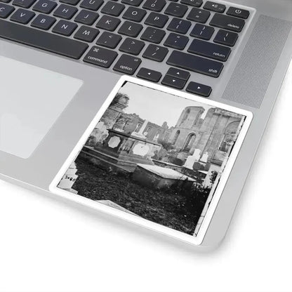 Charleston, S.C. Graveyard of the Ruined Circular Church (U.S. Civil War) STICKER Vinyl Kiss-Cut Decal - The Sticker Space