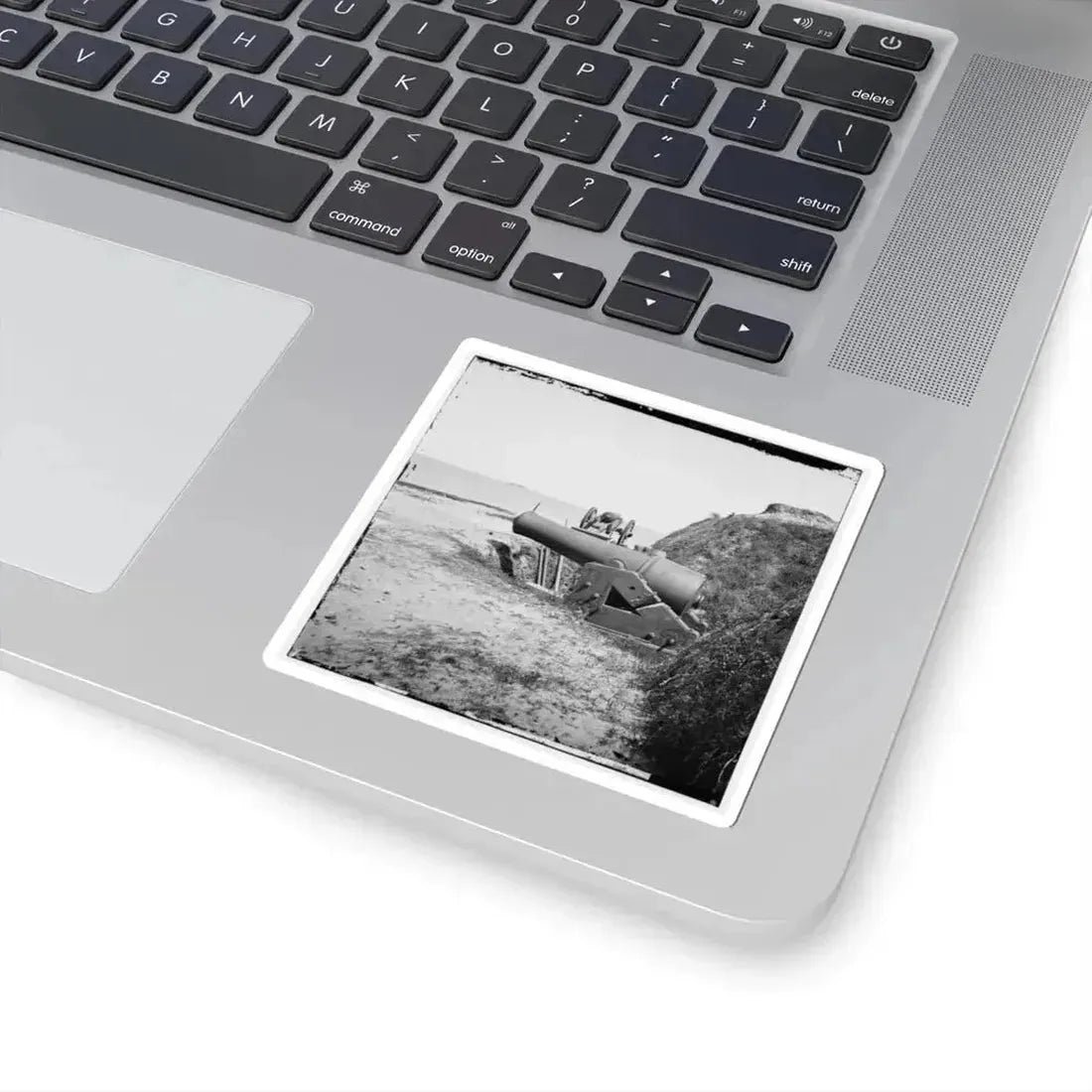 Charleston, S.C. Guns of Fort Johnson; Fort Sumter in Distance (U.S. Civil War) STICKER Vinyl Kiss-Cut Decal - The Sticker Space