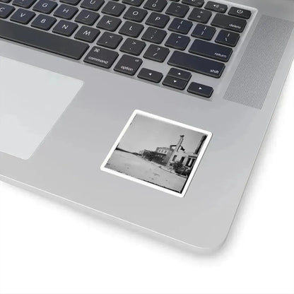 Charleston, S.C. Houses on the Battery Damaged by Shell-Fire (U.S. Civil War) STICKER Vinyl Kiss-Cut Decal - The Sticker Space