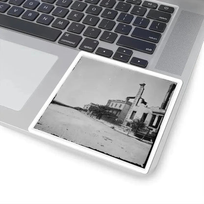 Charleston, S.C. Houses on the Battery Damaged by Shell-Fire (U.S. Civil War) STICKER Vinyl Kiss-Cut Decal - The Sticker Space