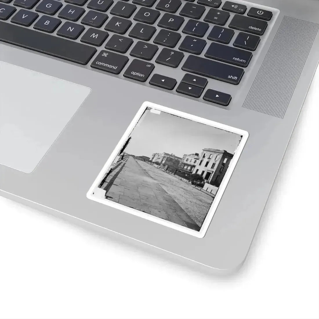 Charleston, S.C. Houses on the Battery; the Nearest Is Burned Out (U.S. Civil War) STICKER Vinyl Kiss-Cut Decal - The Sticker Space