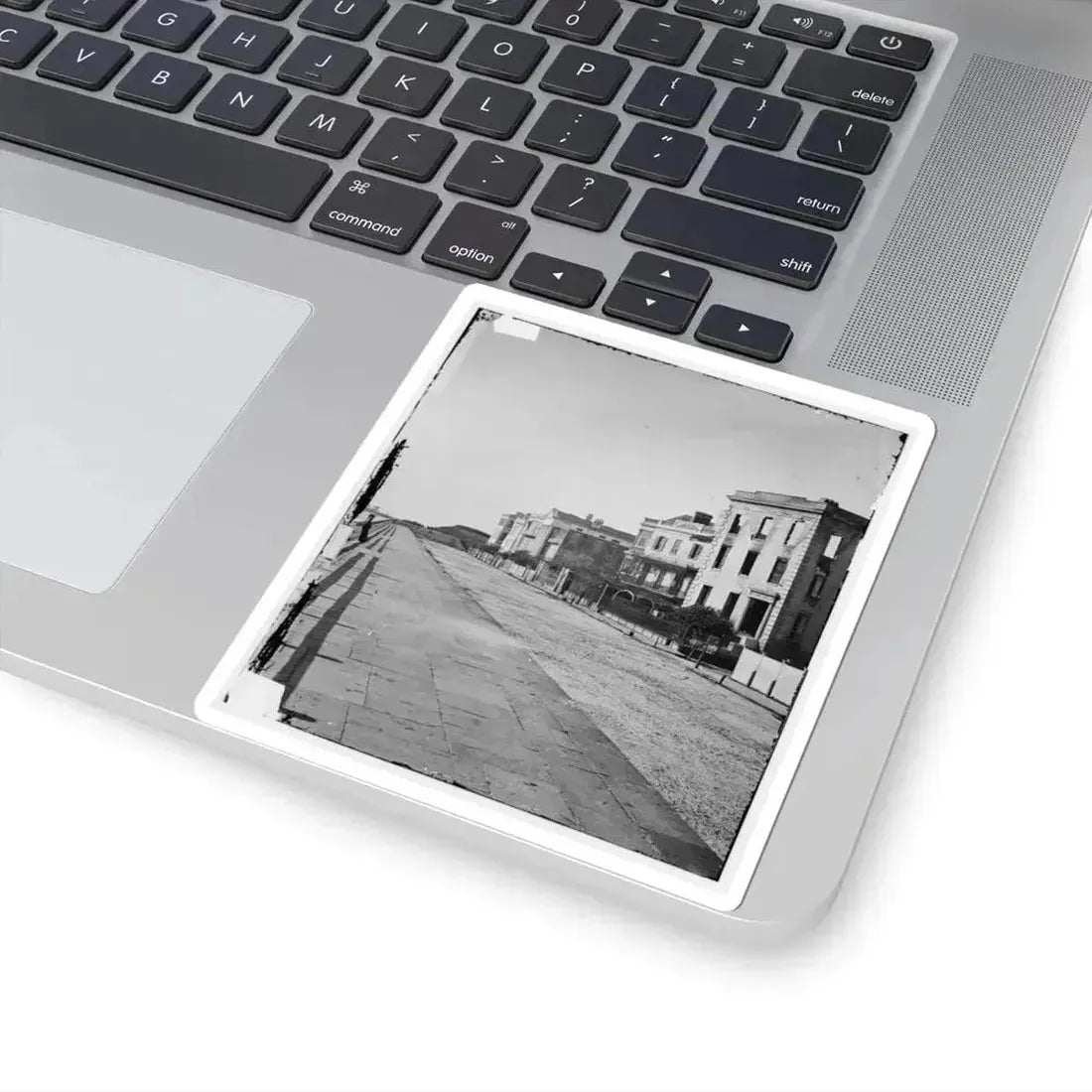 Charleston, S.C. Houses on the Battery; the Nearest Is Burned Out (U.S. Civil War) STICKER Vinyl Kiss-Cut Decal - The Sticker Space