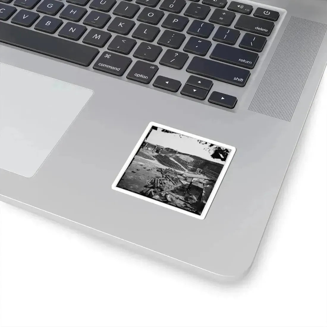 Charleston, S.C. Interior of Fort Sumter, With Gabion Reinforcements (U.S. Civil War) STICKER Vinyl Kiss-Cut Decal - The Sticker Space