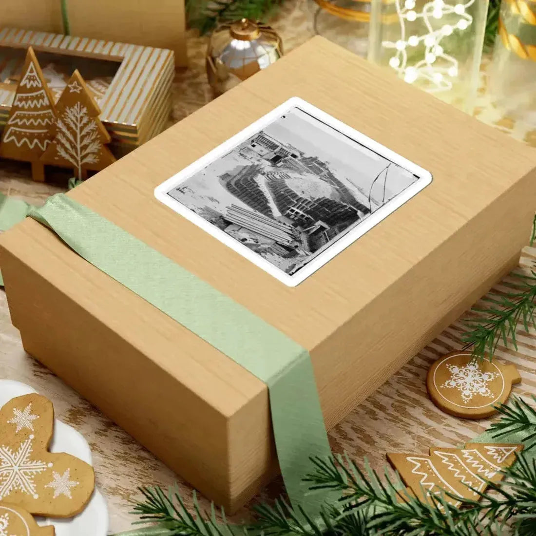 Charleston, S.C. Interior of Fort Sumter With Gabions; Another View (U.S. Civil War) STICKER Vinyl Kiss-Cut Decal - The Sticker Space