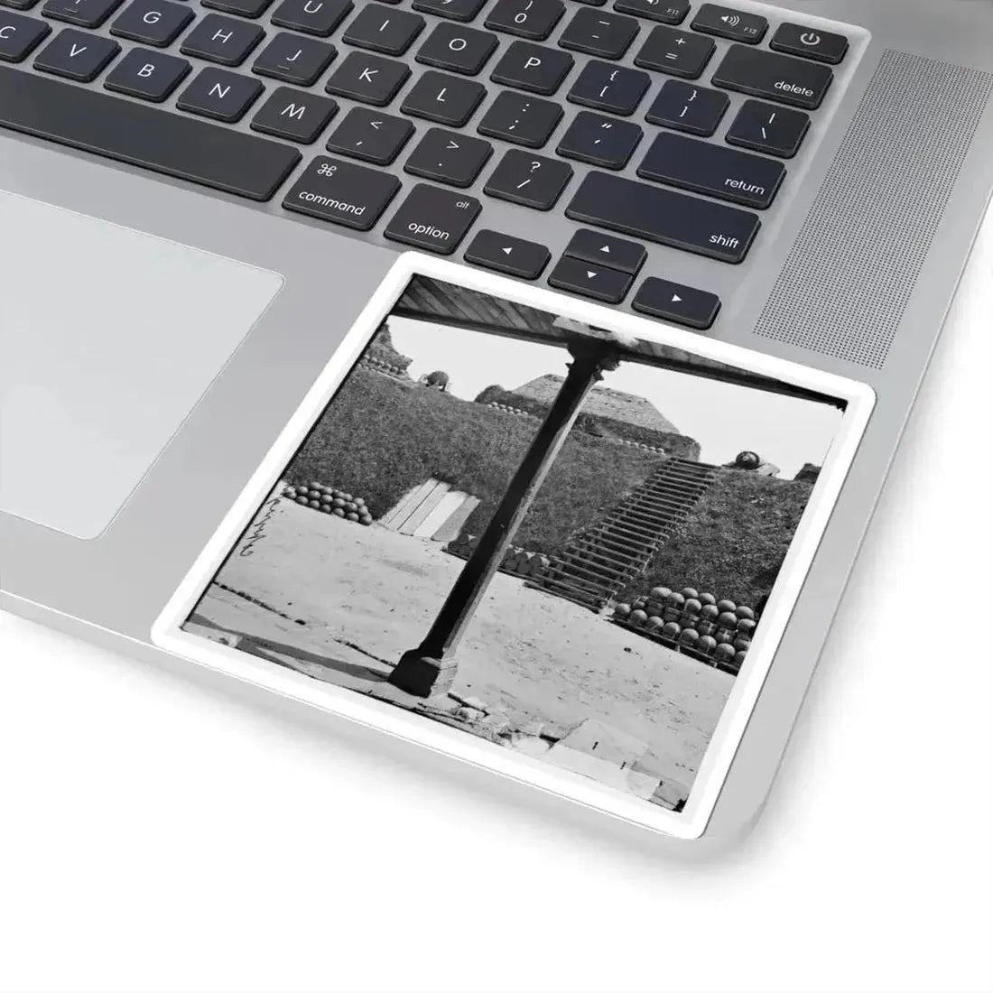 Charleston, S.C. Interior View of Castle Pinckney (U.S. Civil War) STICKER Vinyl Kiss-Cut Decal - The Sticker Space