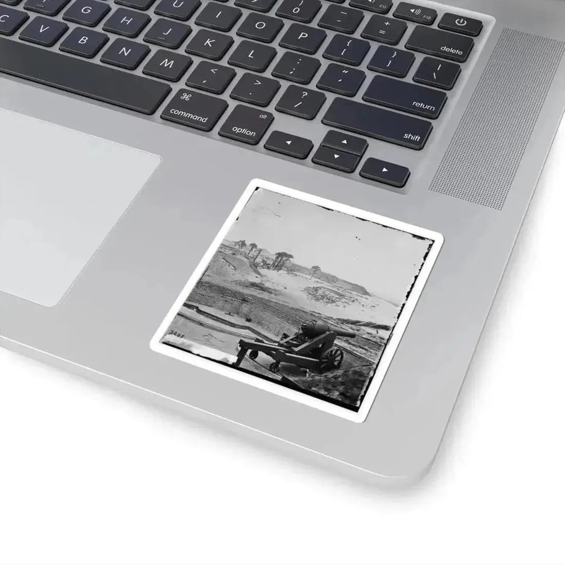 Charleston, S.C. Interior View of Fort Moultrie, Looking Eastward (U.S. Civil War) STICKER Vinyl Kiss-Cut Decal - The Sticker Space