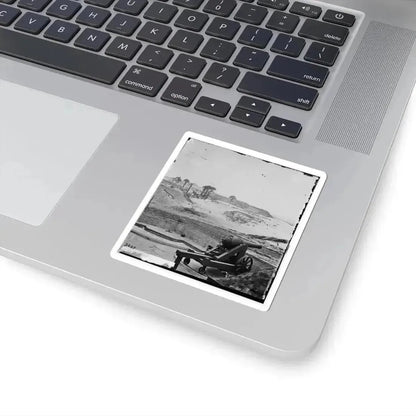 Charleston, S.C. Interior View of Fort Moultrie, Looking Eastward (U.S. Civil War) STICKER Vinyl Kiss-Cut Decal - The Sticker Space