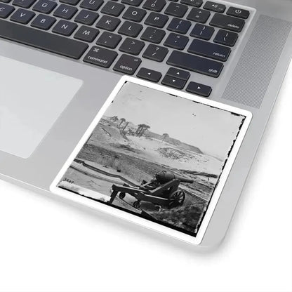 Charleston, S.C. Interior View of Fort Moultrie, Looking Eastward (U.S. Civil War) STICKER Vinyl Kiss-Cut Decal - The Sticker Space