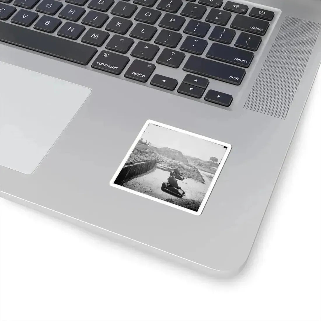 Charleston, S.C. Mortars Inside Fort Moultrie (U.S. Civil War) STICKER Vinyl Kiss-Cut Decal - The Sticker Space