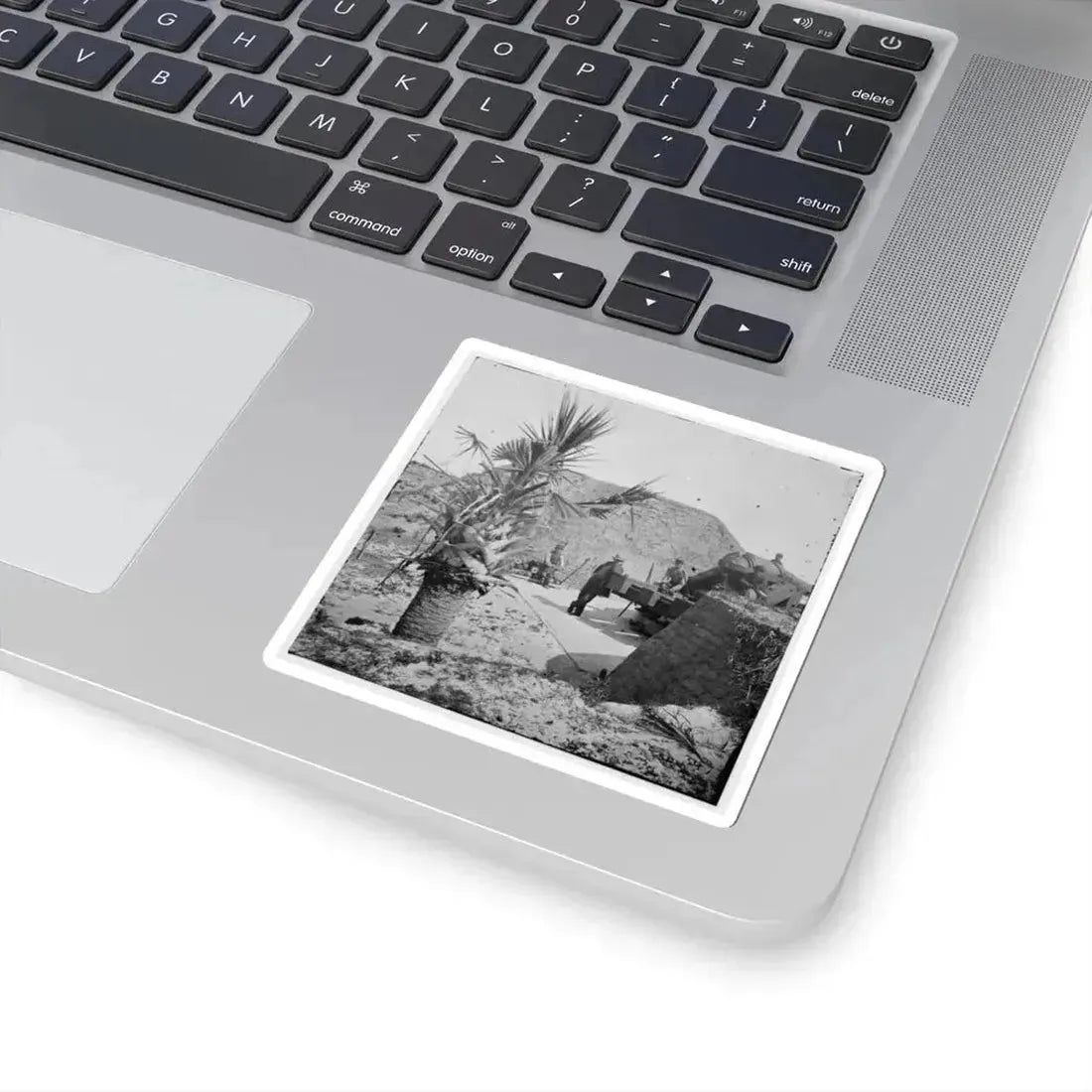 Charleston, S.C. Mounted Gun, Parapet of Fort Moultrie (U.S. Civil War) STICKER Vinyl Kiss-Cut Decal - The Sticker Space