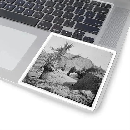 Charleston, S.C. Mounted Gun, Parapet of Fort Moultrie (U.S. Civil War) STICKER Vinyl Kiss-Cut Decal - The Sticker Space