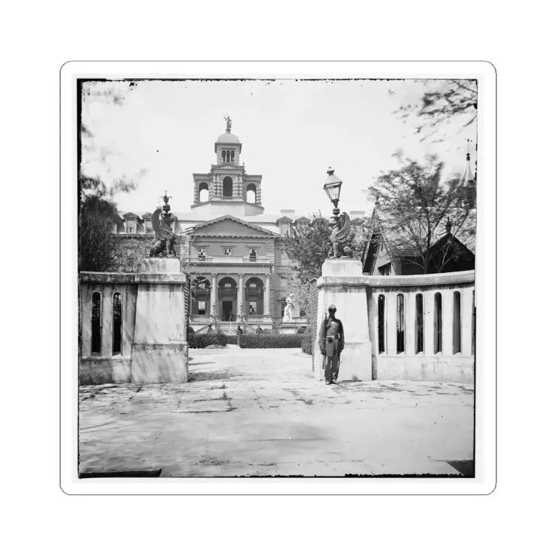 Charleston, S.C. Orphan Asylum (160 Calhoun Street) (U.S. Civil War) STICKER Vinyl Kiss-Cut Decal 6 Inch White - The Sticker Space