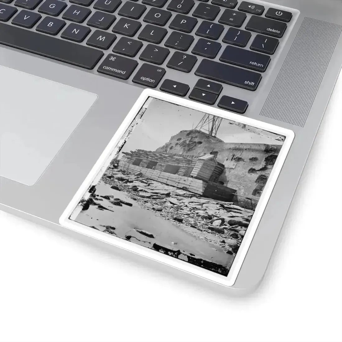 Charleston, S.C. Palmetto Reinforcements on the Channel Side of Fort Sumter (U.S. Civil War) STICKER Vinyl Kiss-Cut Decal - The Sticker Space