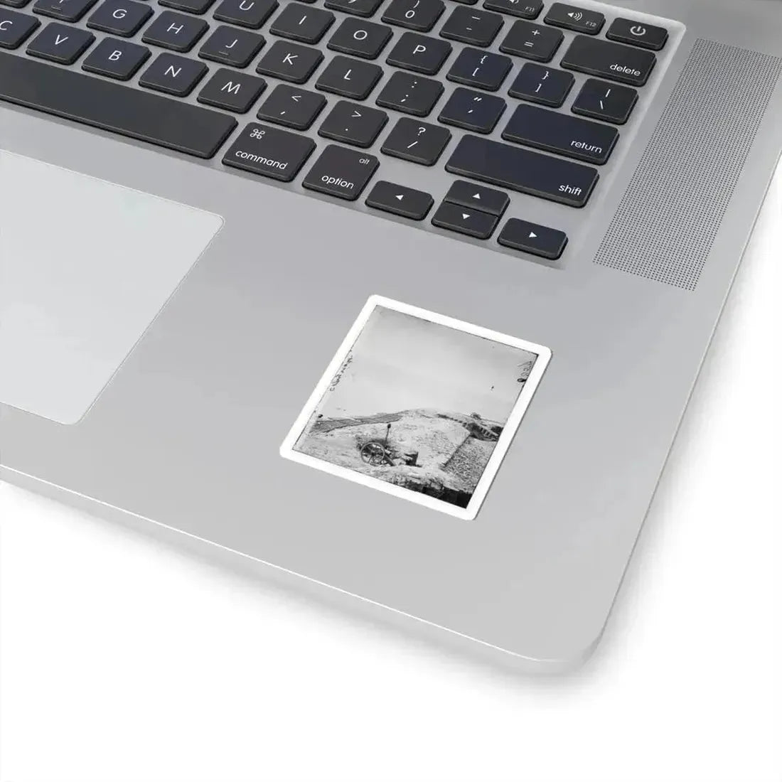 Charleston, S.C. Parapet of Fort Sumter Looking Toward Morris Island (U.S. Civil War) STICKER Vinyl Kiss-Cut Decal - The Sticker Space