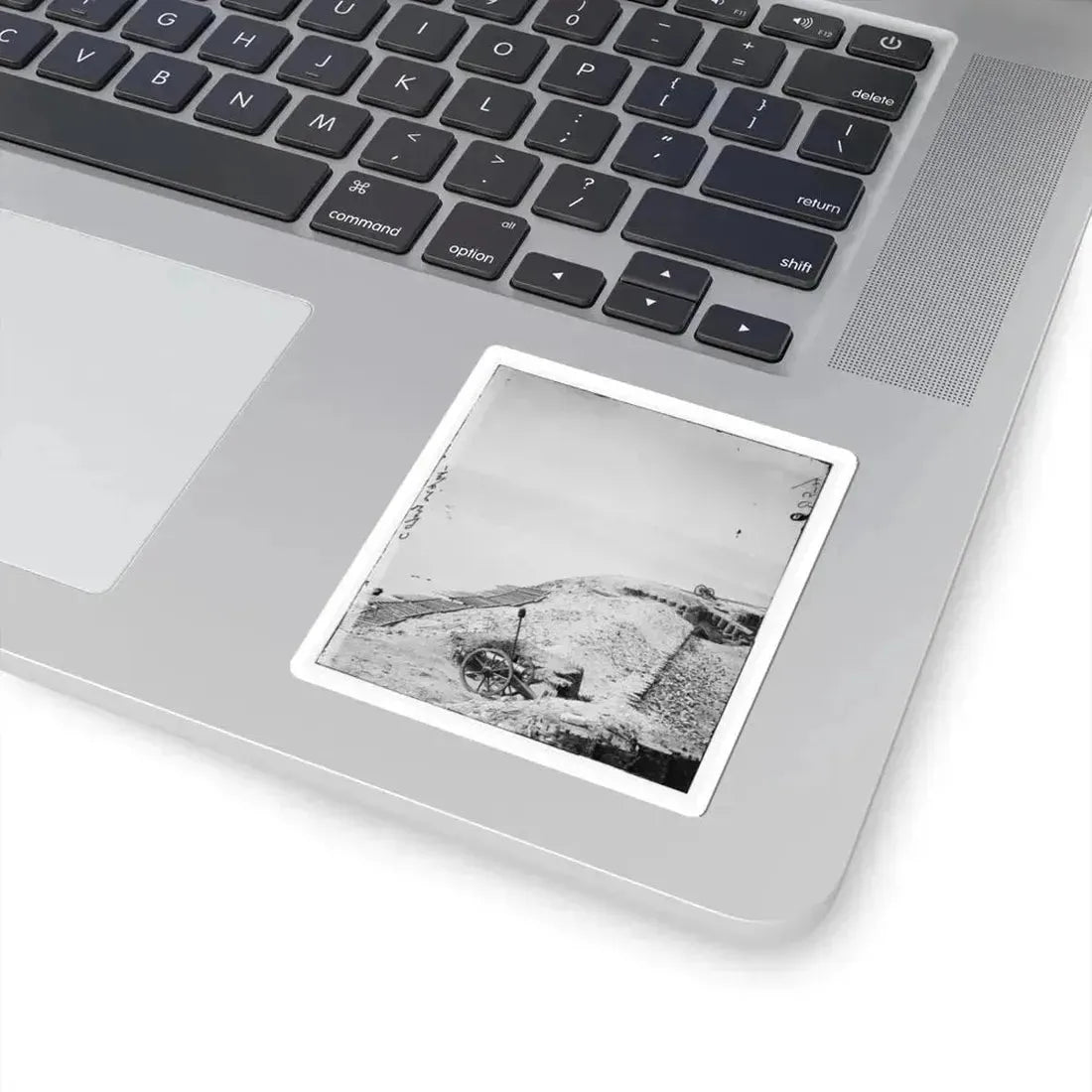 Charleston, S.C. Parapet of Fort Sumter Looking Toward Morris Island (U.S. Civil War) STICKER Vinyl Kiss-Cut Decal - The Sticker Space