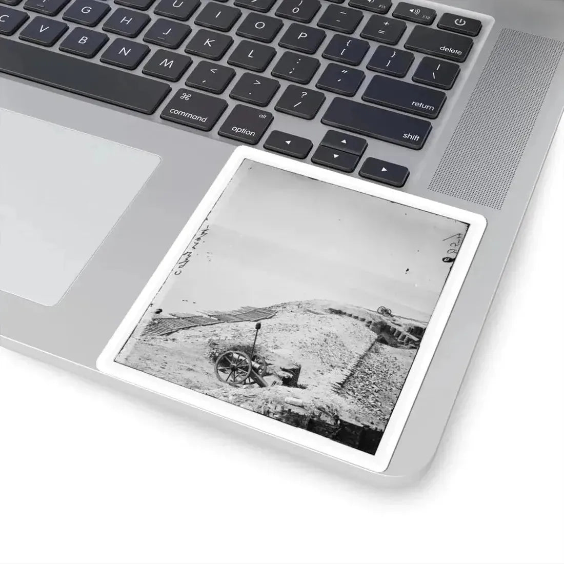 Charleston, S.C. Parapet of Fort Sumter Looking Toward Morris Island (U.S. Civil War) STICKER Vinyl Kiss-Cut Decal - The Sticker Space