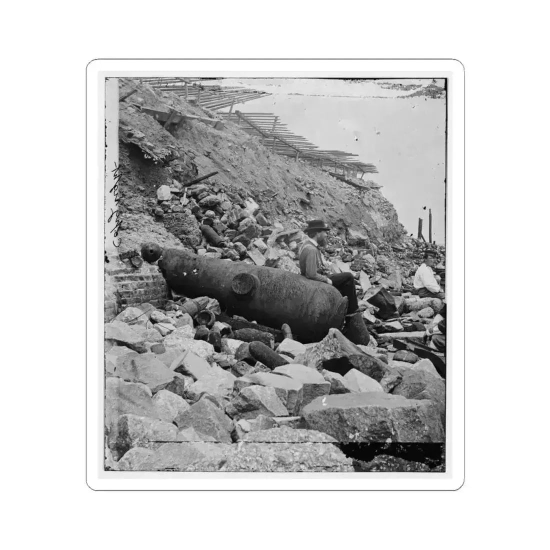 Charleston, S.C. Site of the Night Attack on Fort Sumter, September 8, 1863 (U.S. Civil War) STICKER Vinyl Kiss-Cut Decal 4 Inch White - The Sticker Space