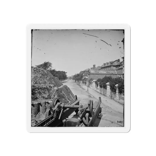 Charleston, S.C. South Battery; Dismantled Blakely Gun In Foreground (U.S. Civil War) Refrigerator Magnet 6 Inch Die-Cut - The Sticker Space