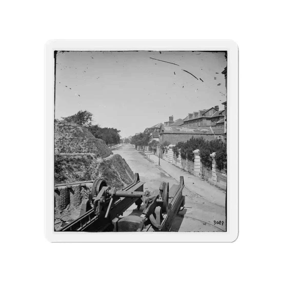 Charleston, S.C. South Battery; Dismantled Blakely Gun In Foreground (U.S. Civil War) Refrigerator Magnet - The Sticker Space