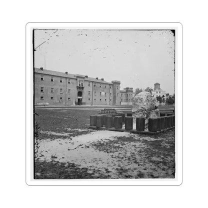 Charleston, S.C. The Citadel Seen Across Marion Square (U.S. Civil War) STICKER Vinyl Kiss-Cut Decal 4 Inch White - The Sticker Space