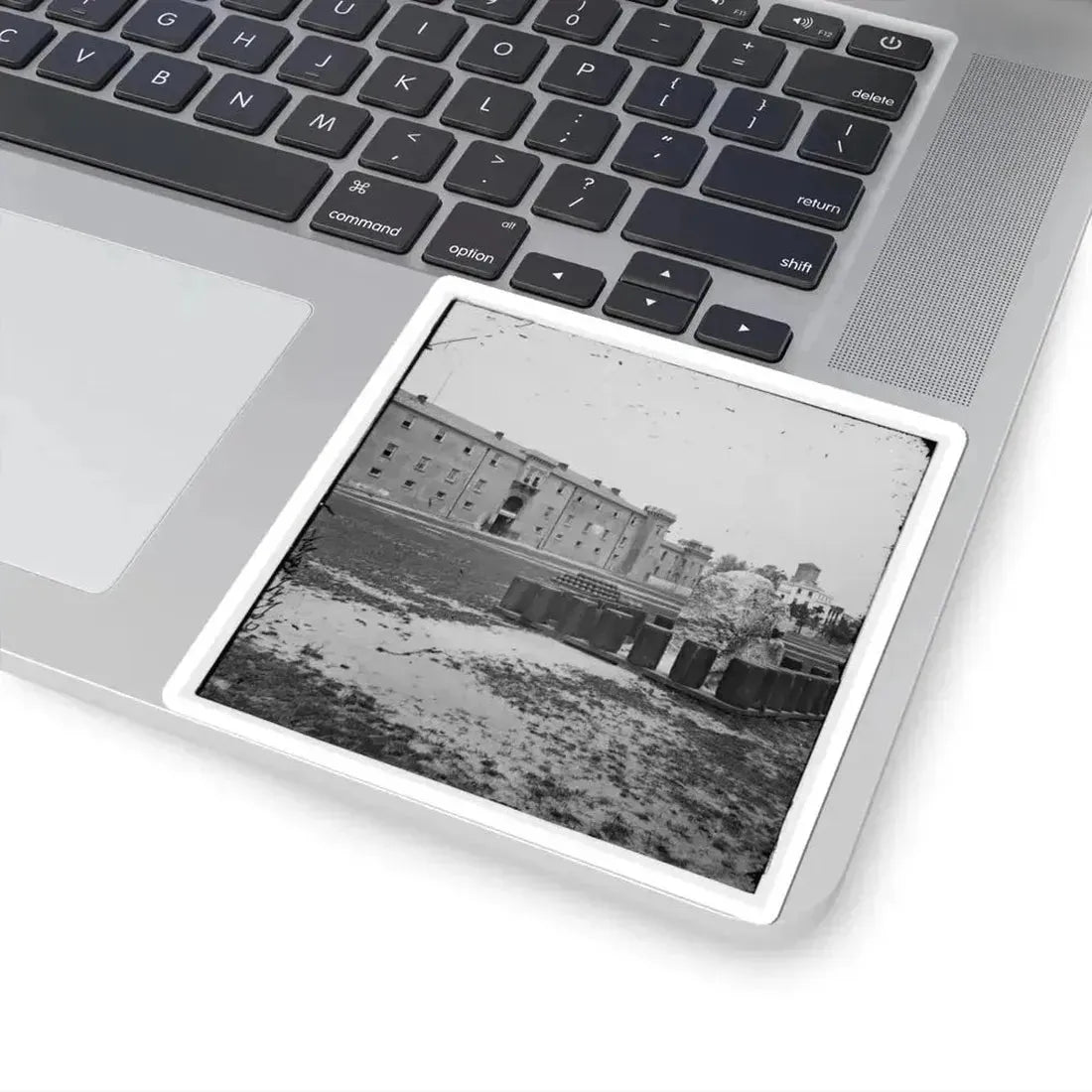 Charleston, S.C. The Citadel Seen Across Marion Square (U.S. Civil War) STICKER Vinyl Kiss-Cut Decal - The Sticker Space