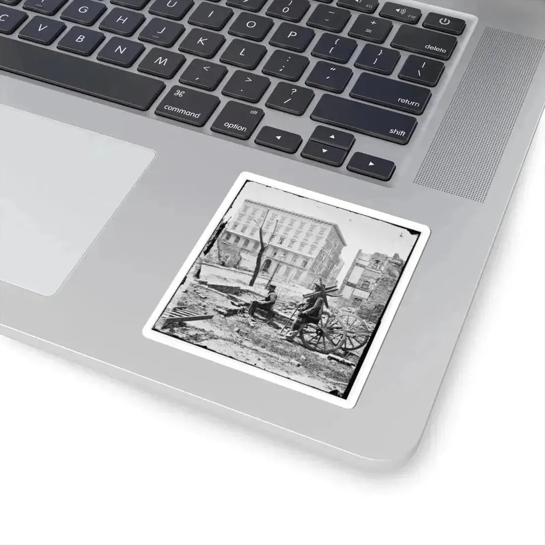 Charleston, S.C. The Mills House, With Adjacent Ruins (U.S. Civil War) STICKER Vinyl Kiss-Cut Decal - The Sticker Space