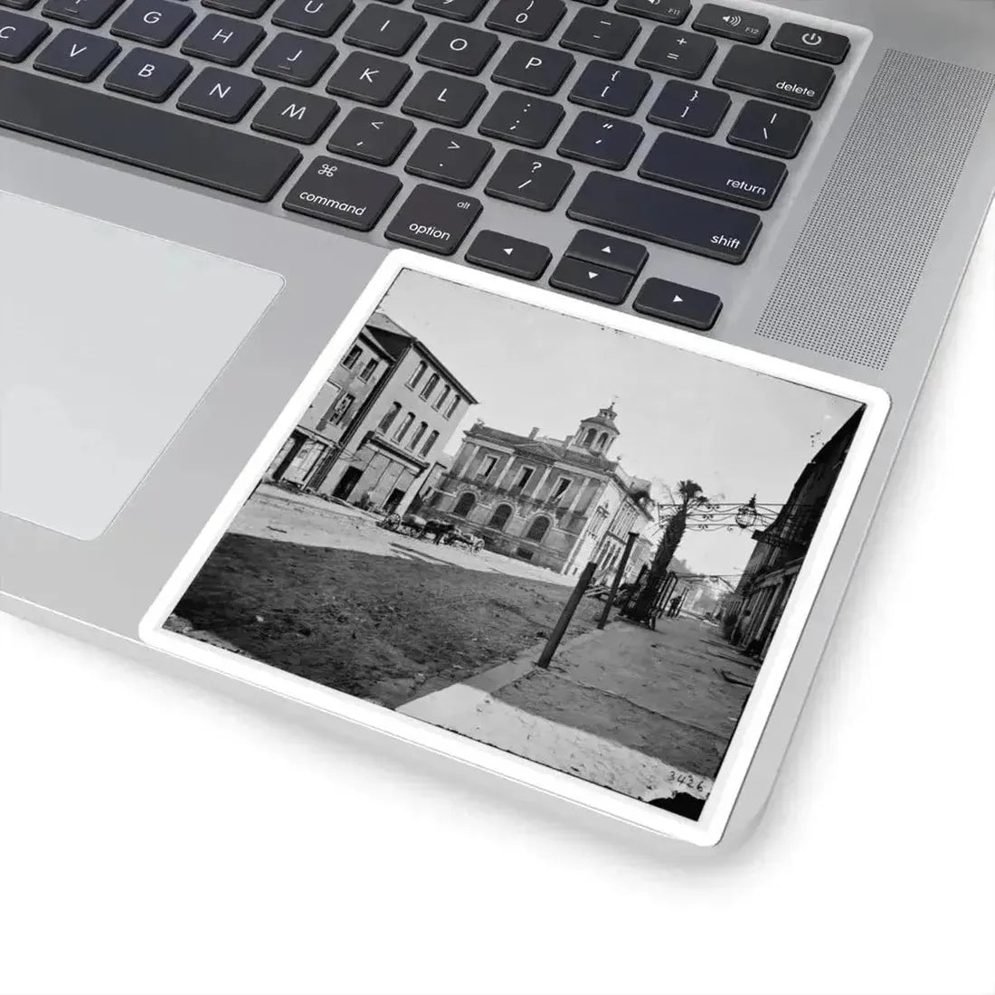 Charleston, S.C. The Post Office (Old Exchange and Custom House, 122 East Bay) (U.S. Civil War) STICKER Vinyl Kiss-Cut Decal - The Sticker Space