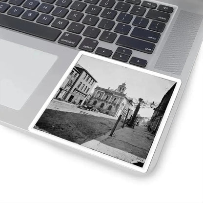 Charleston, S.C. The Post Office (Old Exchange and Custom House, 122 East Bay) (U.S. Civil War) STICKER Vinyl Kiss-Cut Decal - The Sticker Space