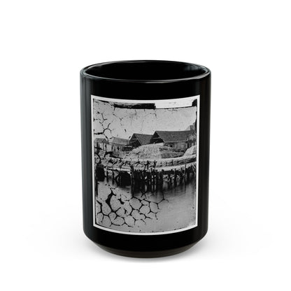 Charleston, South Carolina. Waterfront (U.S. Civil War) Black Coffee Mug-15oz-The Sticker Space