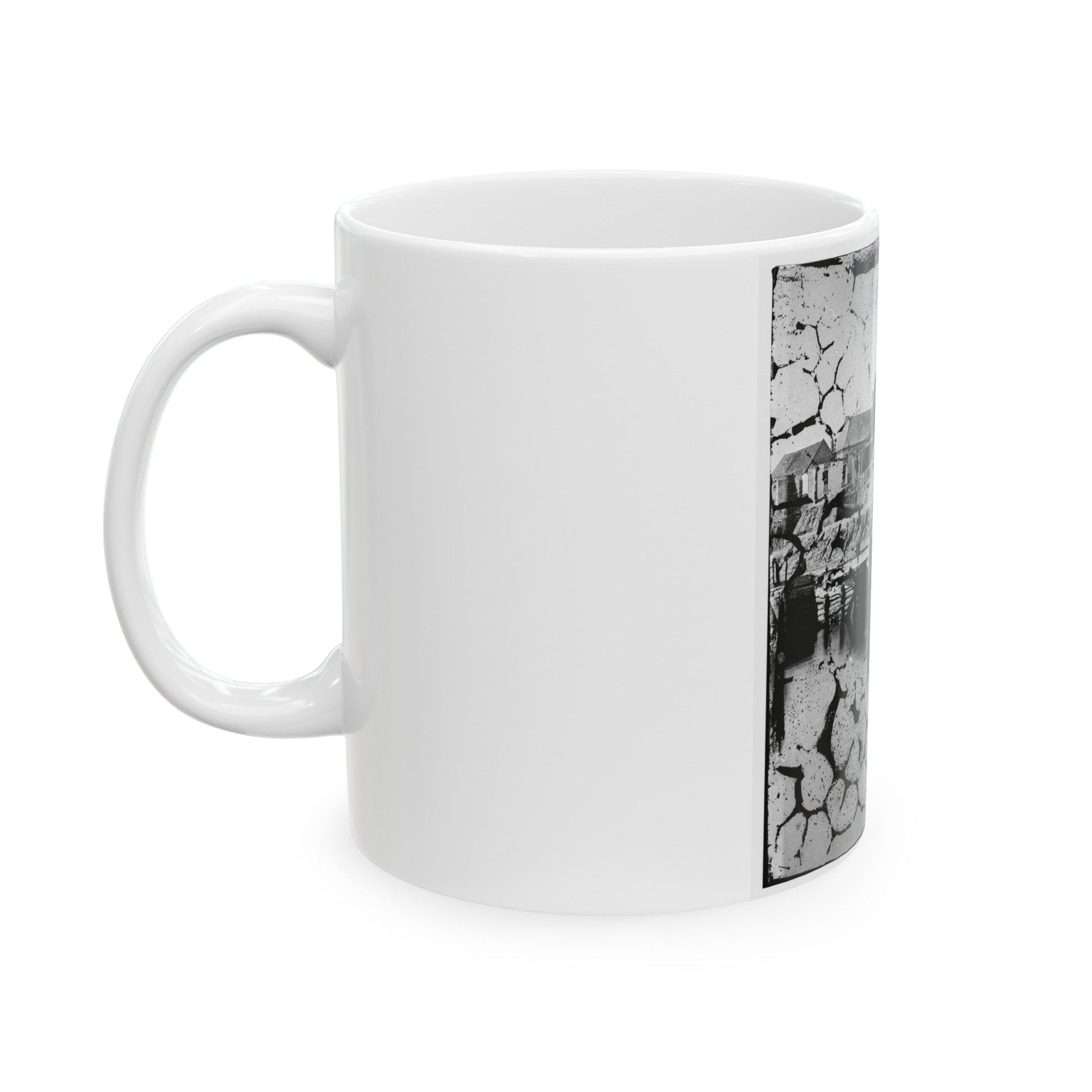 Charleston, South Carolina. Waterfront (U.S. Civil War) White Coffee Mug-The Sticker Space