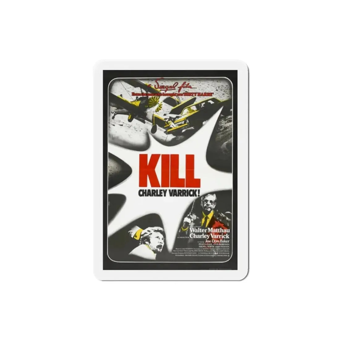 Charley Varrick 1973 2 Movie Poster Refrigerator Magnet - The Sticker Space