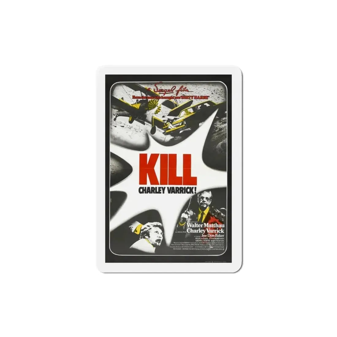 Charley Varrick 1973 2 Movie Poster Refrigerator Magnet - The Sticker Space