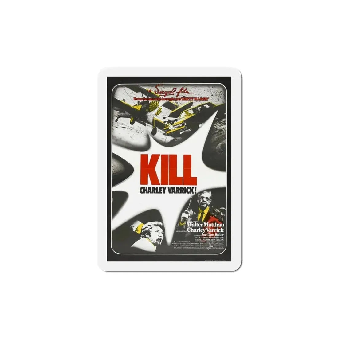 Charley Varrick 1973 2 Movie Poster Refrigerator Magnet - The Sticker Space