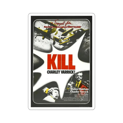 Charley Varrick 1973 2 Movie Poster STICKER Vinyl Die-Cut Decal 6 Inch - The Sticker Space