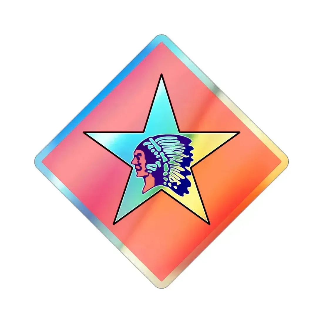 Charlie CO 2nd Platoon & 1st Btn 6th Marine (USMC) Holographic STICKER Die-Cut Vinyl Decal 2 Inch Holographic - The Sticker Space