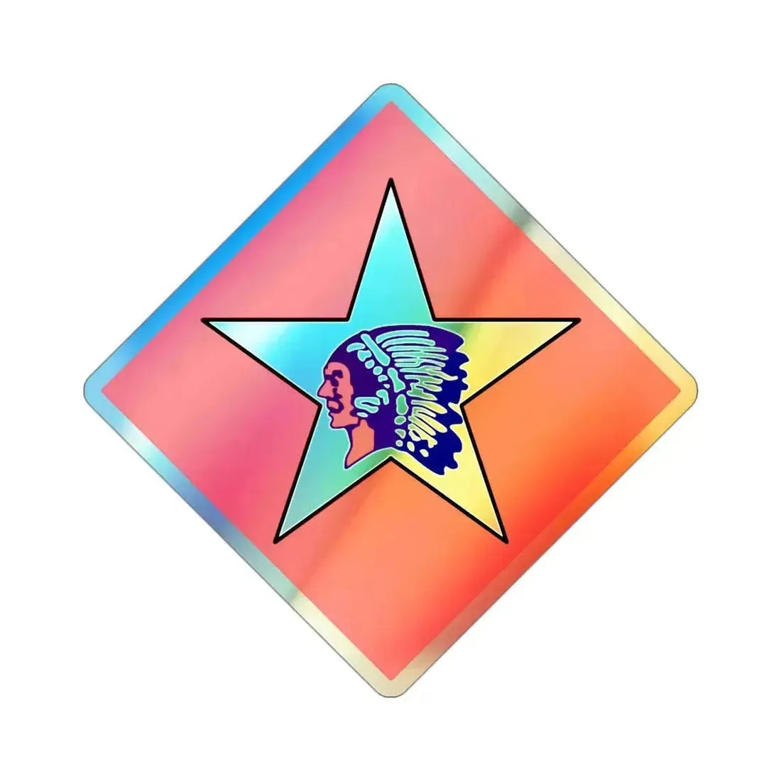 Charlie CO 2nd Platoon & 1st Btn 6th Marine (USMC) Holographic STICKER Die-Cut Vinyl Decal 3 Inch Holographic - The Sticker Space