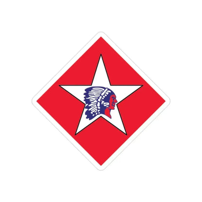 Charlie CO 2nd Platoon & 1st Btn 6th Marine (USMC) REVERSE PRINT Transparent Die-Cut STICKER 2 Inch Die-Cut Transparent - The Sticker Space