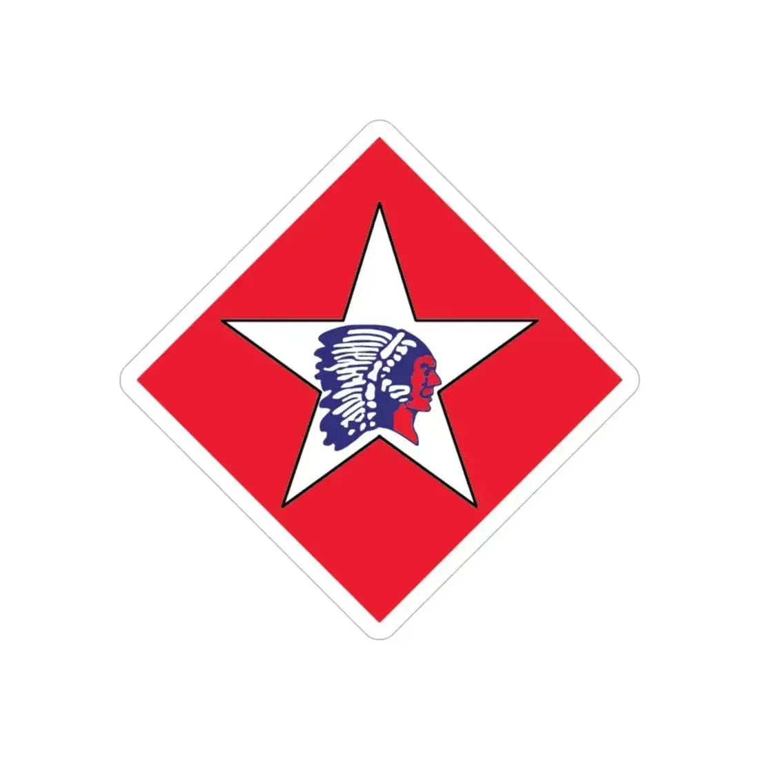 Charlie CO 2nd Platoon & 1st Btn 6th Marine (USMC) REVERSE PRINT Transparent Die-Cut STICKER 5 Inch Die-Cut Transparent - The Sticker Space