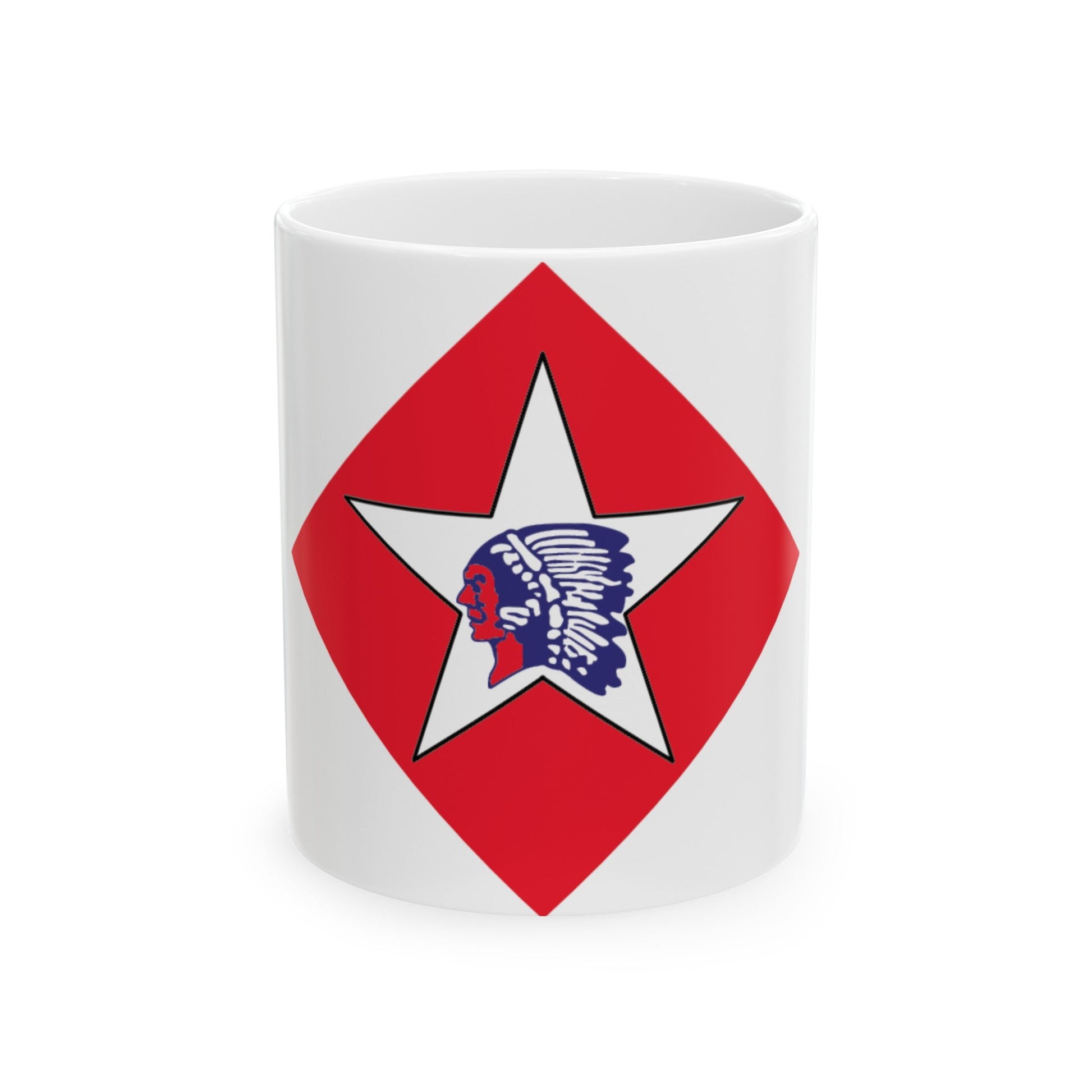 Charlie CO 2nd Platoon & 1st Btn 6th Marine (USMC) White Coffee Mug-11oz-The Sticker Space