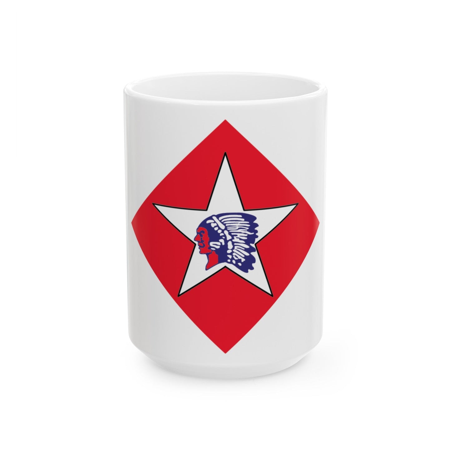 Charlie CO 2nd Platoon & 1st Btn 6th Marine (USMC) White Coffee Mug-15oz-The Sticker Space