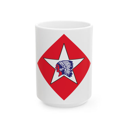 Charlie CO 2nd Platoon & 1st Btn 6th Marine (USMC) White Coffee Mug-15oz-The Sticker Space