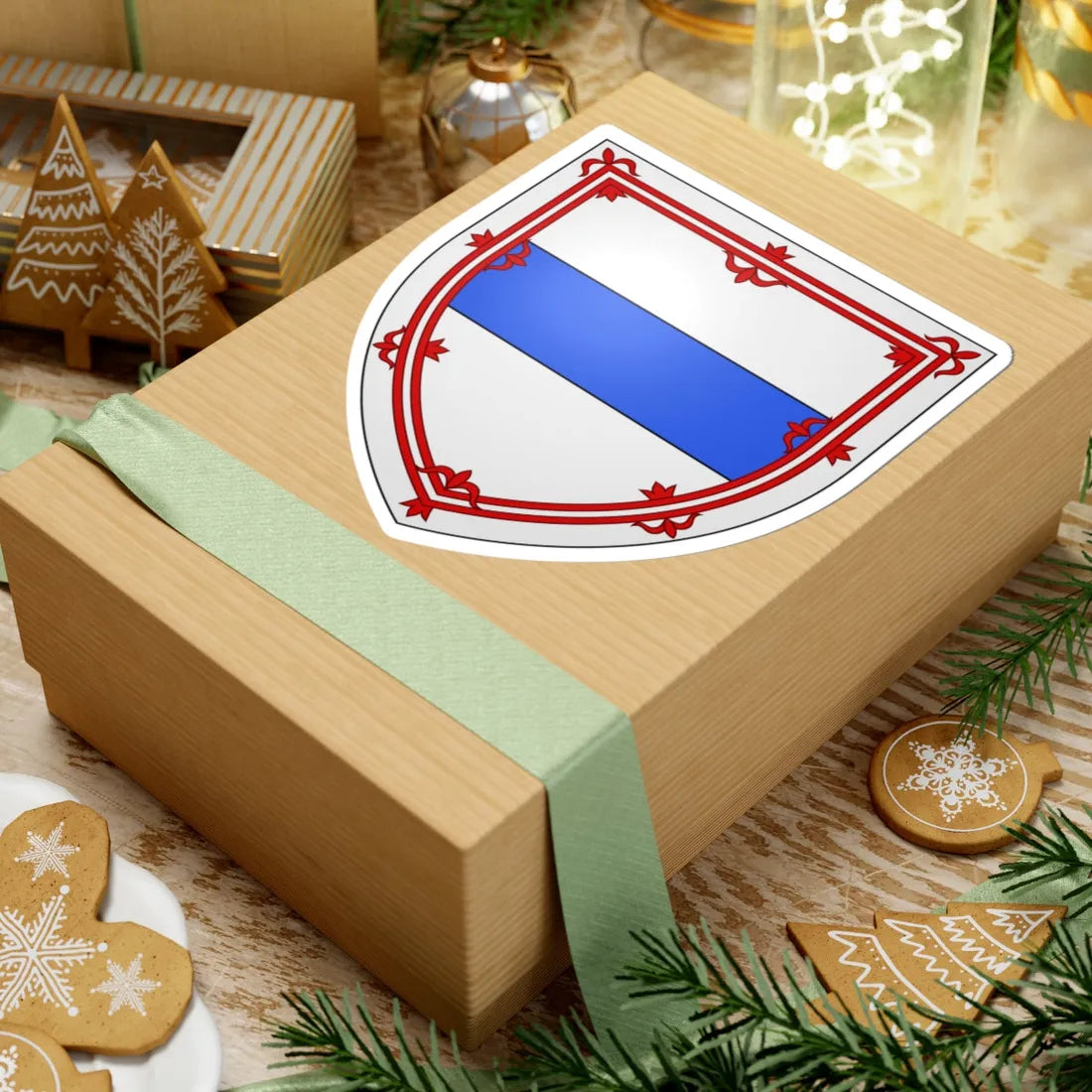 Charteris arms (Scotland) (Coat of Arms) STICKER Vinyl Kiss-Cut Decal - The Sticker Space