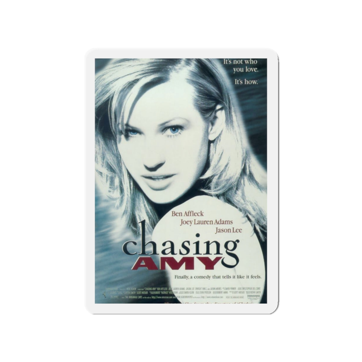 CHASING AMY 1997 Movie Poster - Die-Cut Magnet-2" x 2"-The Sticker Space