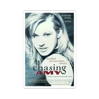 CHASING AMY 1997 Movie Poster - STICKER Vinyl Kiss-Cut Decal 2 Inch White - The Sticker Space