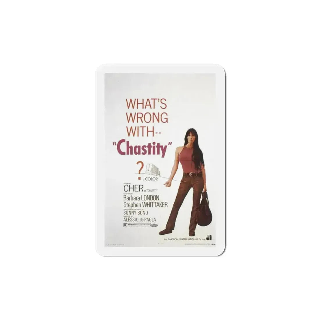 Chastity 1969 Movie Poster Refrigerator Magnet - The Sticker Space