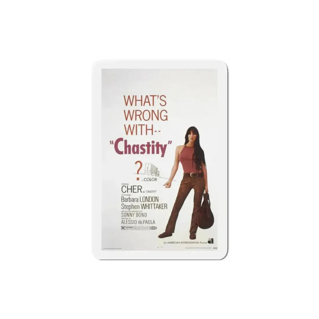 Chastity 1969 Movie Poster Refrigerator Magnet - The Sticker Space