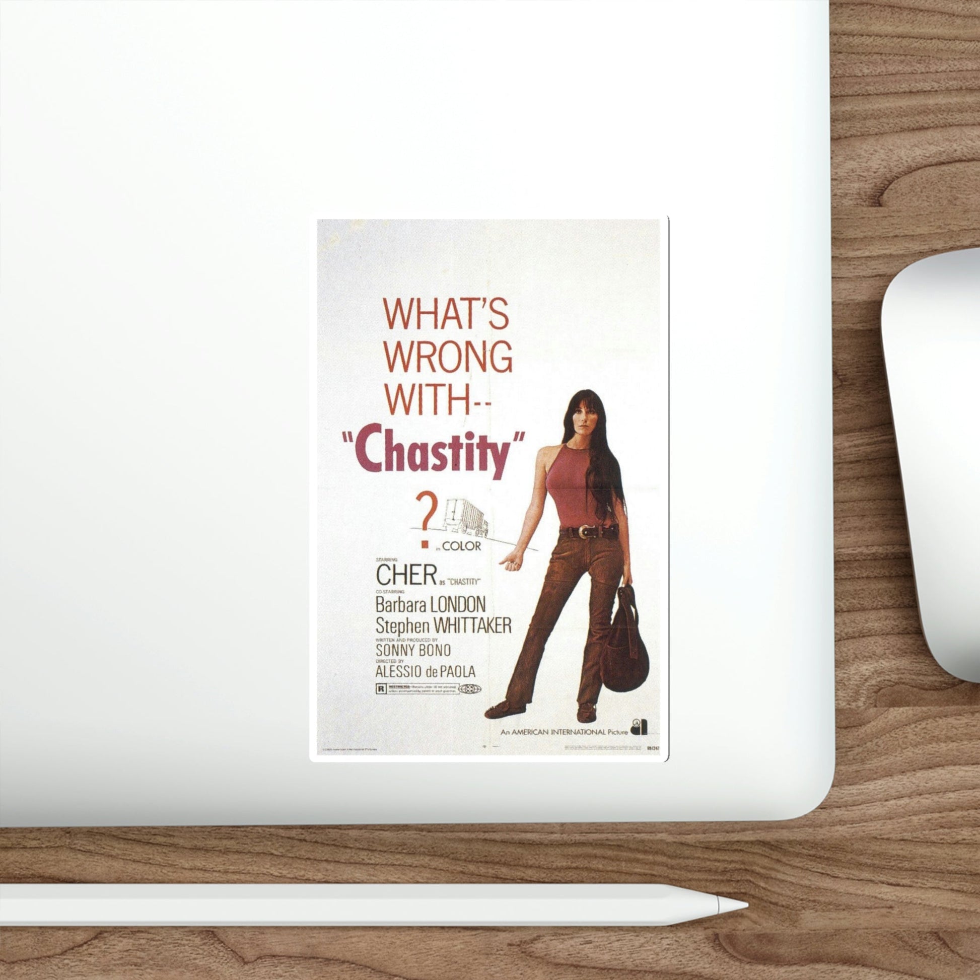 Chastity 1969 Movie Poster STICKER Vinyl Die-Cut Decal-The Sticker Space