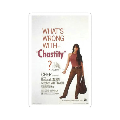 Chastity 1969 Movie Poster STICKER Vinyl Die-Cut Decal 4 Inch - The Sticker Space