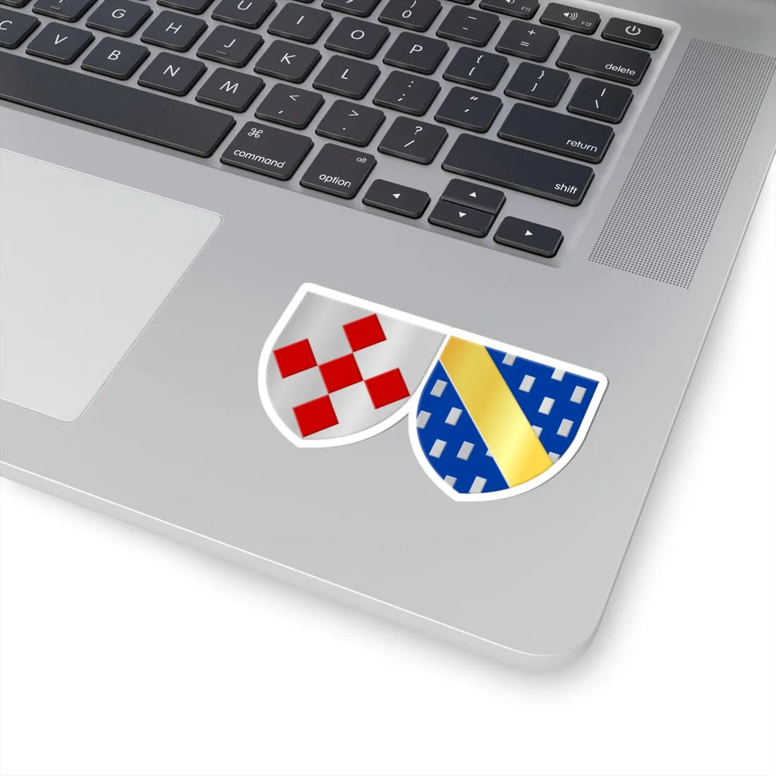 Chastre-Villeroux-Blanmont wapen (Belgium) (Coat of Arms) STICKER Vinyl Kiss-Cut Decal - The Sticker Space