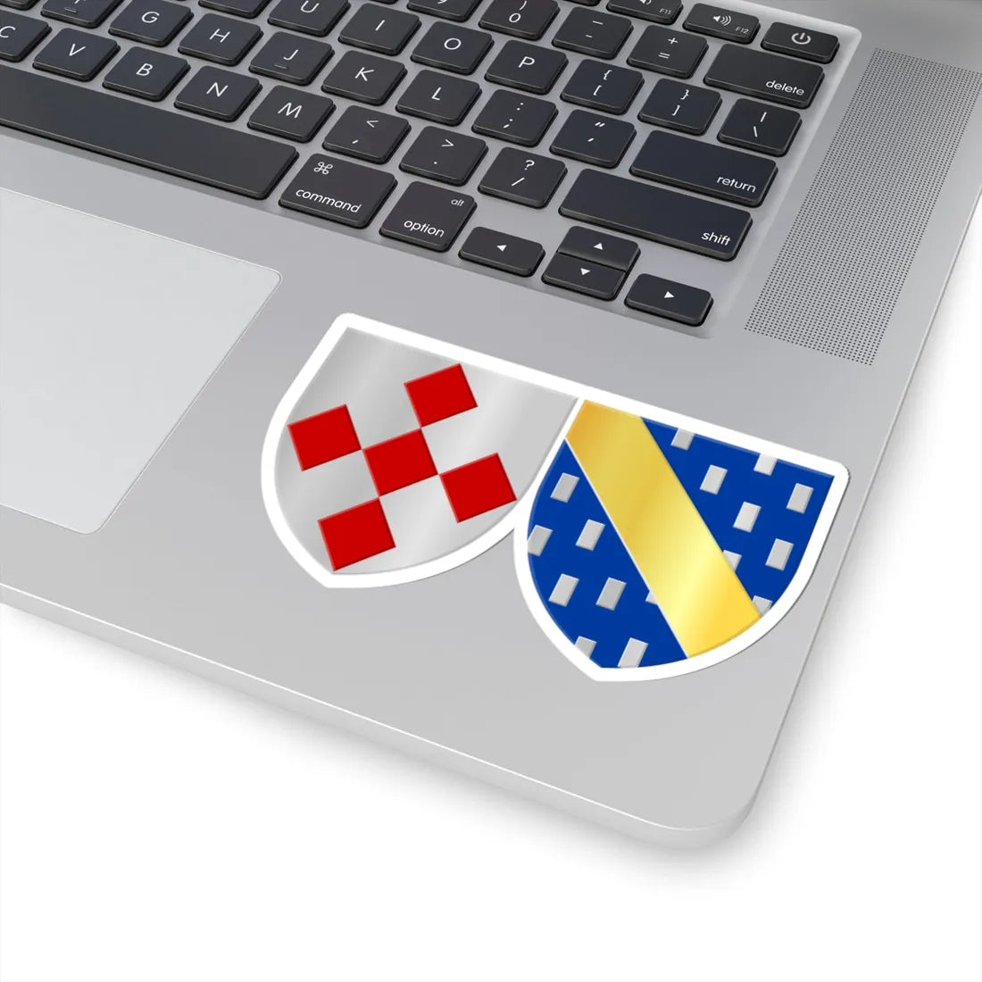 Chastre-Villeroux-Blanmont wapen (Belgium) (Coat of Arms) STICKER Vinyl Kiss-Cut Decal - The Sticker Space